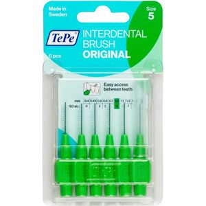 6x TePe Ragers 0,8 mm Groen blister à 6 stuks