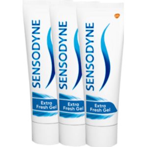 3x Sensodyne Tandpasta Gevoeligheid en Tandvlees Extra Fresh 75 ml