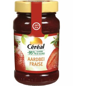 3x Céréal Jam Aardbeien 270 gr