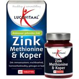 3x Lucovitaal Zink Methionine & Koper 60 tabletten