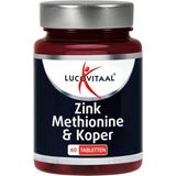 3x Lucovitaal Zink Methionine & Koper 60 tabletten