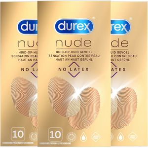 Durex Condooms - Nude - No Latex - Maxi Pack - 30 stuks