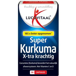 3x Lucovitaal Super Kurkuma X-tra Krachtig 30 capsules