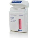 4x Vitis Soft Waxed Dental Floss Roze 50 meter