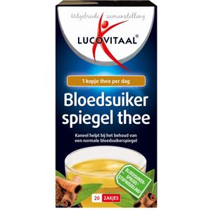 6x Lucovitaal Bloedsuikerspiegel Thee 20 zakjes