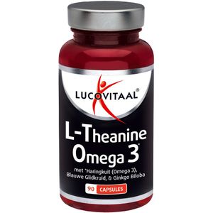 3x Lucovitaal L-theanine Omega 3 90 capsules