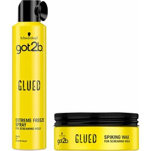 Got2b - Glued Hairstyling Pakket - Haarspray en Spiking Wax