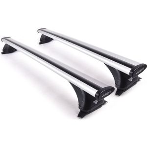 Farad Dakdragers - Jeep Cherokee 2008 t/m 2013 - Open Dakrail - 100kg Laadvermogen - Aluminium - Wingbar - Luxset