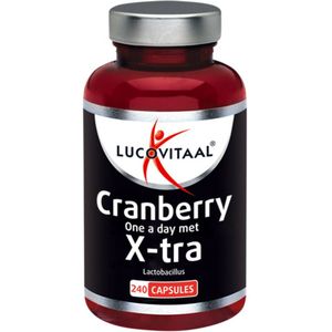 3x Lucovitaal Cranberry X-tra One a Day 240 capsules