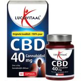 3x Lucovitaal CBD 40 mg capsules 30 capsules