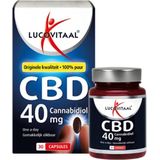 3x Lucovitaal CBD 40 mg capsules 30 capsules