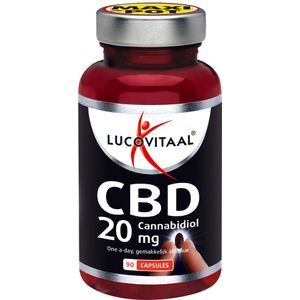 2x Lucovitaal CBD Cannabidiol 20 mg 90 capsules