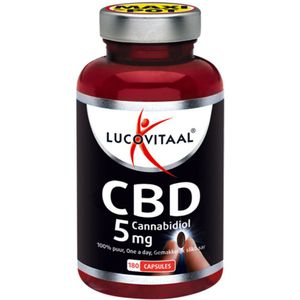 2x Lucovitaal CBD Cannabidiol 5 mg 180 capsules