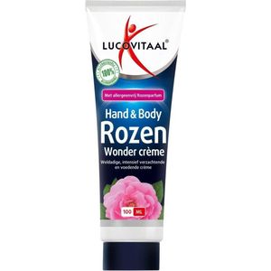 3x Lucovitaal Hand & Body Creme Rozen Wonder tube 100 ml