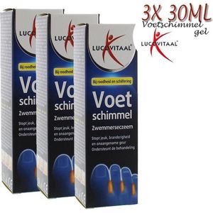 3x Lucovitaal Voetschimmel Zwemmerseczeem 30 ml