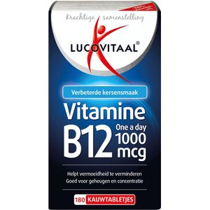 3x Lucovitaal Vitamine B12 1000mcg 180 kauwtabletten