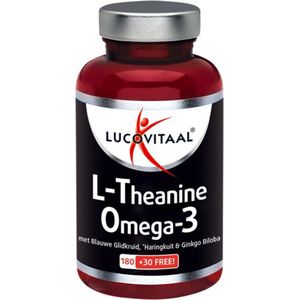 3x Lucovitaal L-theanine Omega 3 210 capsules