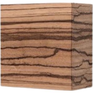 Magneet - Magneetblok - Sleutel organizer - Sleutelhanger - Zebrano hout - Traktor