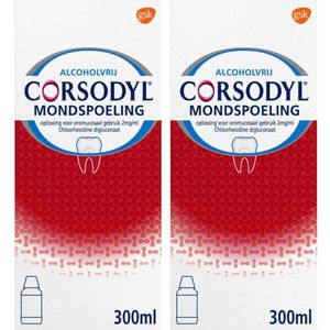 Corsodyl Mondspoeling - 2 x 300 ml