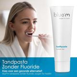 3x Bluem Tandpasta Fluoride Vrij 75 ml