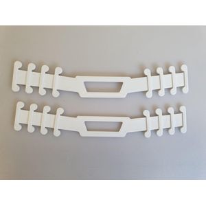 EarComfort set van 10 stuks !! LUXE wit - Earsaver medisch getest - Ear saver - Mondkapje dragen zonder pijn en irritatie - mondkapjeshouder - earsavers mondmasker - aantrekhulp - mondkapje beschermstuk - draagband mondmasker - strip voor mondkapje