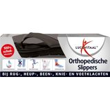 3x Lucovitaal Orthopedische Slipper Zwart maat 41-42 1 paar