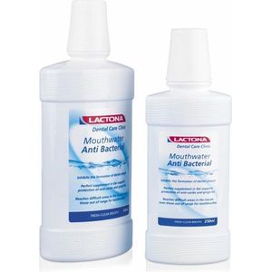 10x Lactona Mondwater Anti Bacterial 500 ml