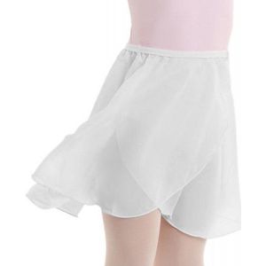 Balletrokje ""Symfonia"" | in het WIT | Wikkelrokje voor meisje | Maat 104/116 | maat 6/8 Jaar