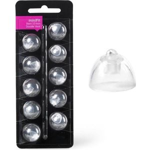 Oticon miniFit Bass tip 10mm dubbele venting
