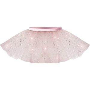 Dancer Dancewear® Tutu rokje meisje | Balletrokje voor meisje | Tutu rokje meisje roze | ""Bella"" | Maat 98/104 | Maat 4 jaar