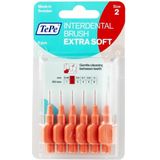 6x TePe Ragers Extra Zacht 0,5 mm Rood blister à 6 stuks