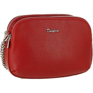 David Jones Crossbody tas Dames Crossbodytas Donker Rood