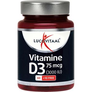 3x Lucovitaal Vitamine D3 75mcg 70 capsules