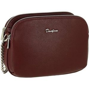 David Jones Crossbody tas Dames Crossbodytas Donker Bordeaux rood