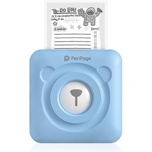 Originele PeriPage Pocket Printer - Mini Printer - Inclusief Papier - Blauw