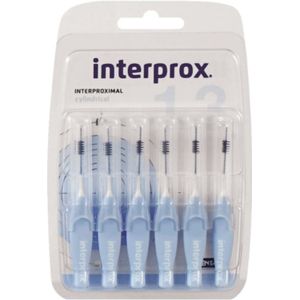 3x Interprox Ragers Cylindrical 1.3 Licht Blauw 6 stuks
