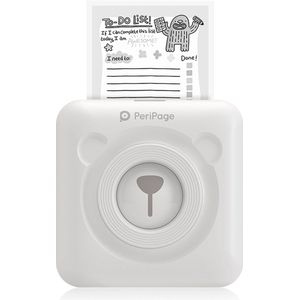 Originele PeriPage Pocket Printer | Mini Printer | Inclusief Papier - Wit