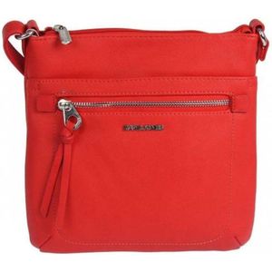 Schoudertas - Crossbody tas David Jones - Rood -6214-2