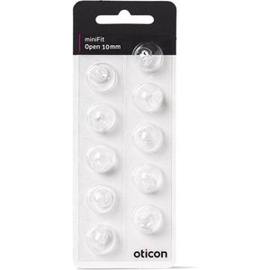 Oticon miniFit 10 mm Open tip 10 stuks