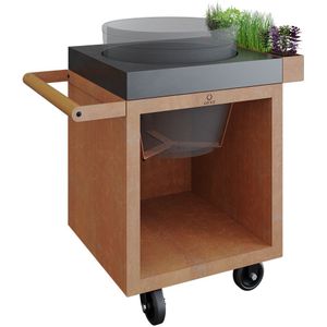 OFYR Kamado Table Corten 65 PRO Concrete TB