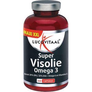 3x Lucovitaal Super Visolie Omega 3 260 capsules