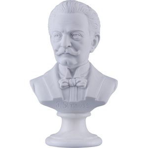 Albast borstbeeld Johann Strauss - 22 cm