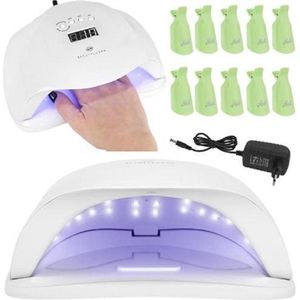 Nageldroger - Gelnageldroger - Gel Nagellak - LED Nageldroger - Gelnagels - 48Watt - 36 Leds - Led lamp - Met GRATIS 10 Clips