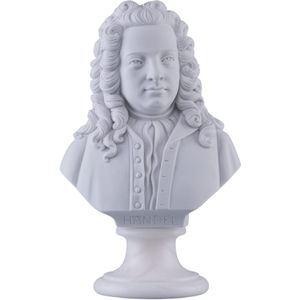 Borstbeeld George Frideric Handel - 22 cm
