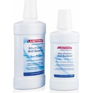10x Lactona Mondwater Anti Bacterial 250 ml