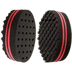 Een Pack Korte Haar Twist Spons Grote Gaten Haar Borstel Spons Twist Wave Kapper Tool Voor Dreads Afro Locs Twist Curl