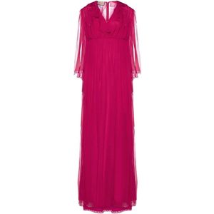Gucci, Dames, Jurken, Roze, Maat: XS Zijde,