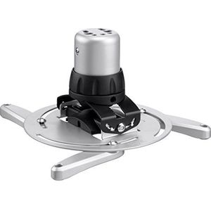 VOGEL'S PPC 1500 universele beamer plafondbeugel | Afstand tot plafond: 124 mm | Reikwijdte diameter van 30-337 mm (1,2-13,2 inch) | Kantelbaar (15°) en draaibaar (360°) | Zilver