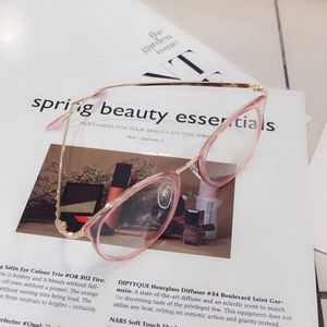 Computerbril - Blauw Licht Bril - Blue Light Glasses - Transparant/Roze