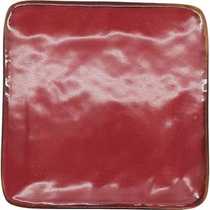 Vivi Oggi Streetfood - Tapas bordje Rood 11.5cm * 11.5cm - 1 Streetfood Bordje